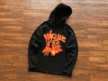 Vlone Hell Fire Black Hoodie